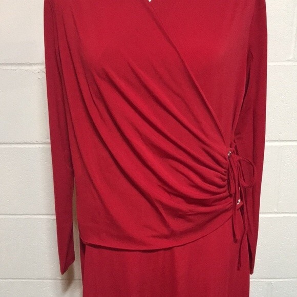 Allure Corset Style Side Wrap Dress - NWT Med - Picture 3 of 7